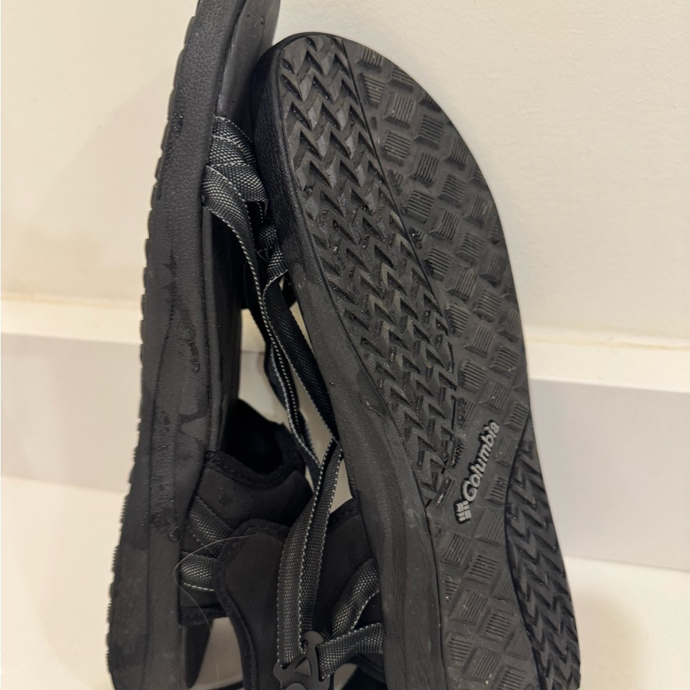 Columbia Black Sport Sandals With Velcro Straps View 6